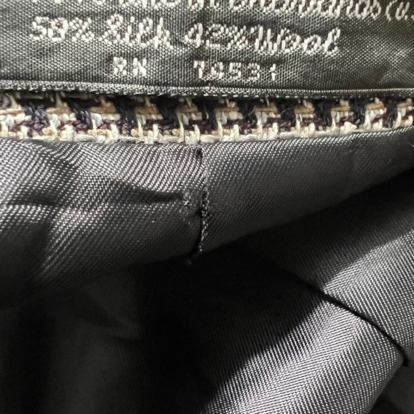 VINTAGE..ANDRE’ VACHON MENS SPORT BLAZER WOOL & SILK IN EXCELLENT CONDITION. - Picture 10 of 12